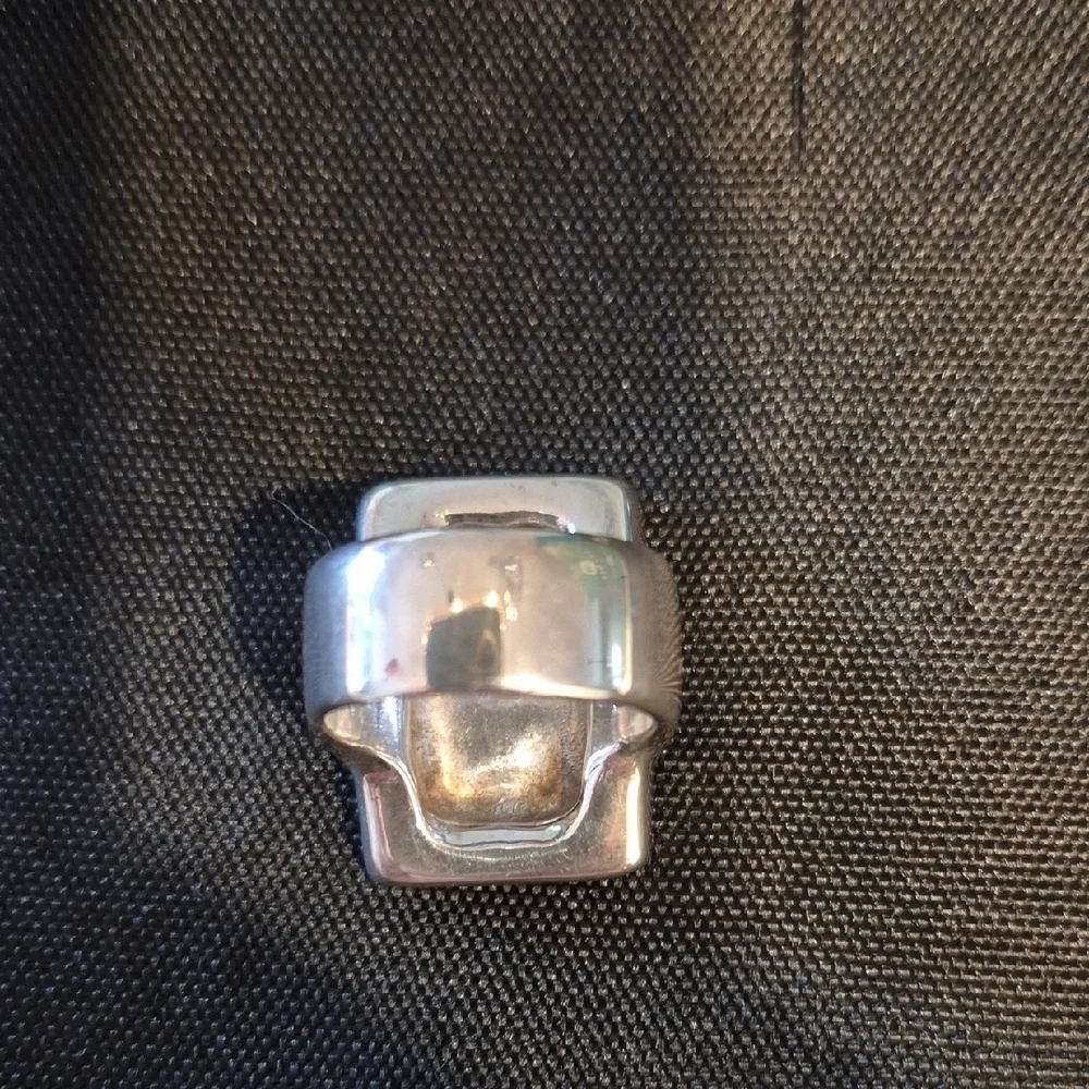 Clio Blue 52 925 Sterling Silver Geometric Ring Size 6
